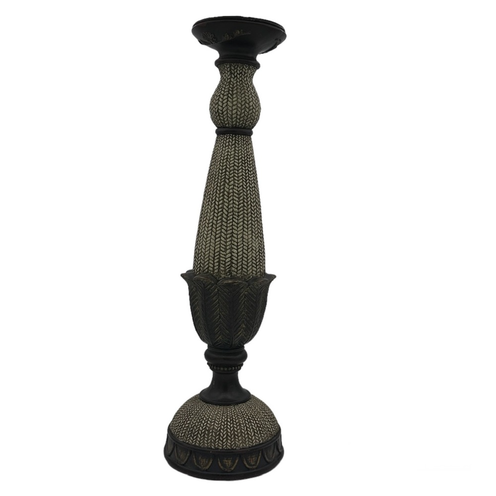 16” Vintage Candle Holder Brown